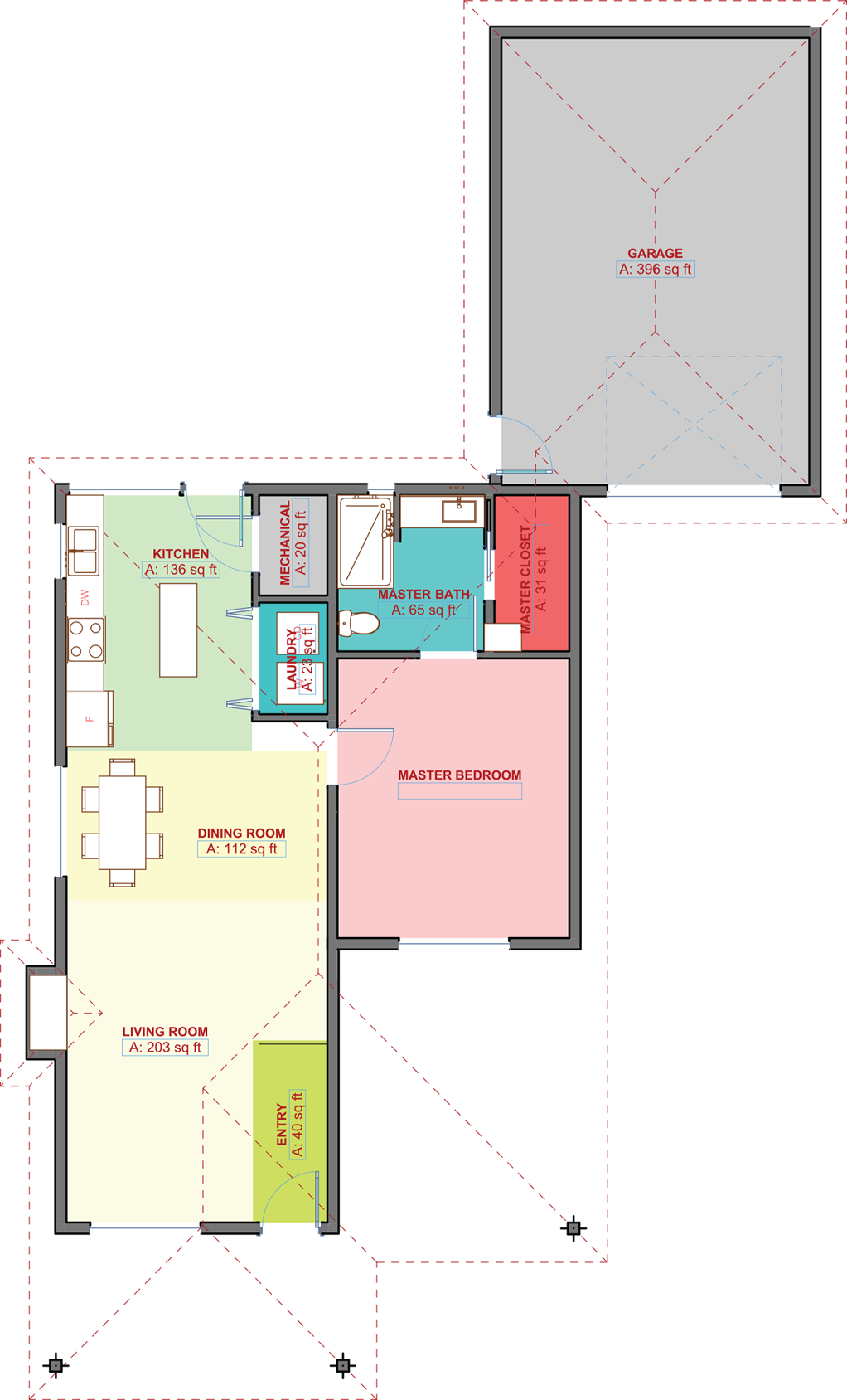 1 Bedroom 1 Bathroom The My Mom Says I'm Cool House Model Switch Homes